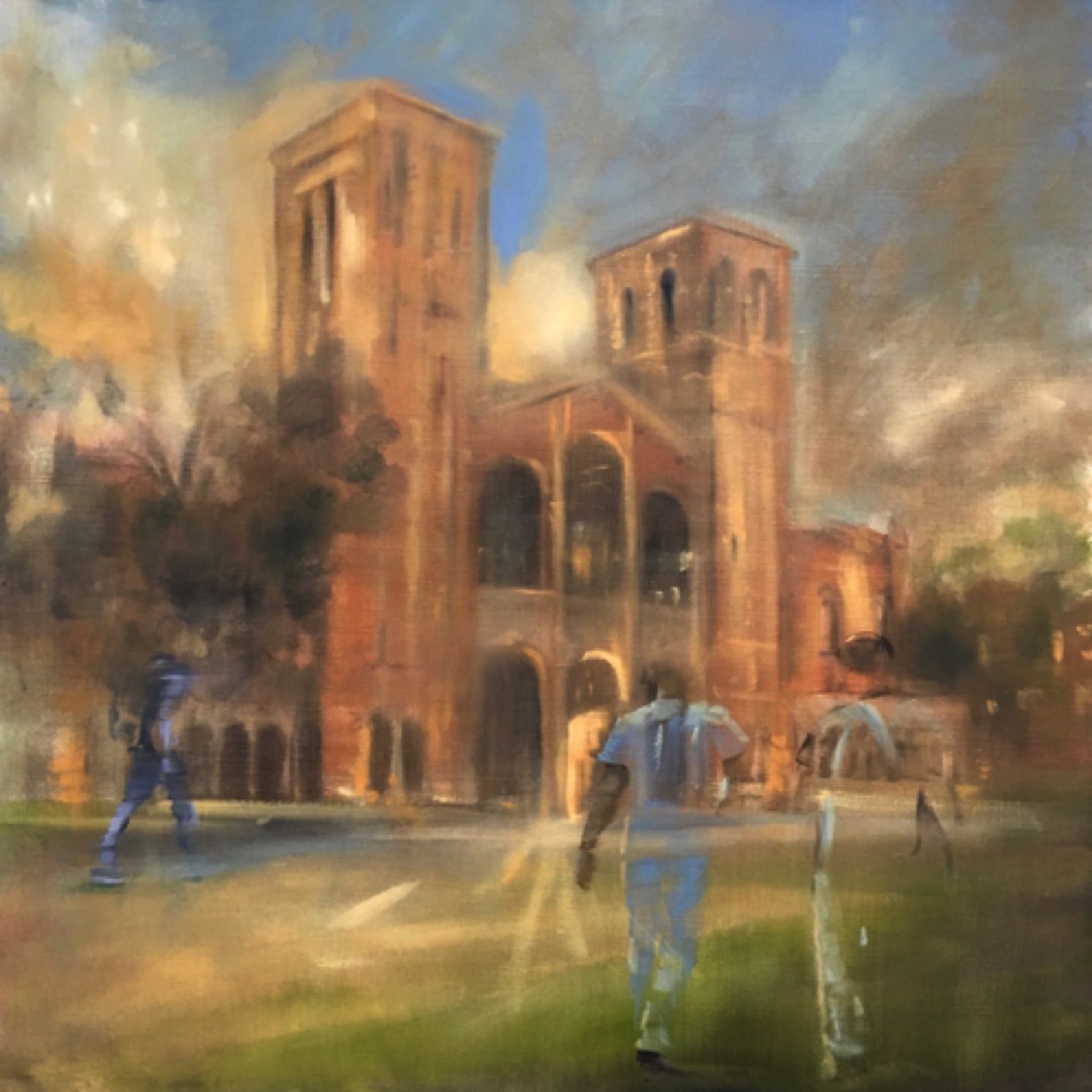 Gregg Chadwick
Royce Hall - Where It All Began
36”x36” oil on linen 2019
UCLA School of Nursing Collection